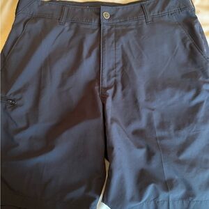 Lee Men's Dark Blue Flat Front Shorts